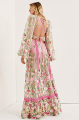 Women Luna Maxi Dress - Pink