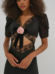 Women Corinne Maxi Dress - Black
