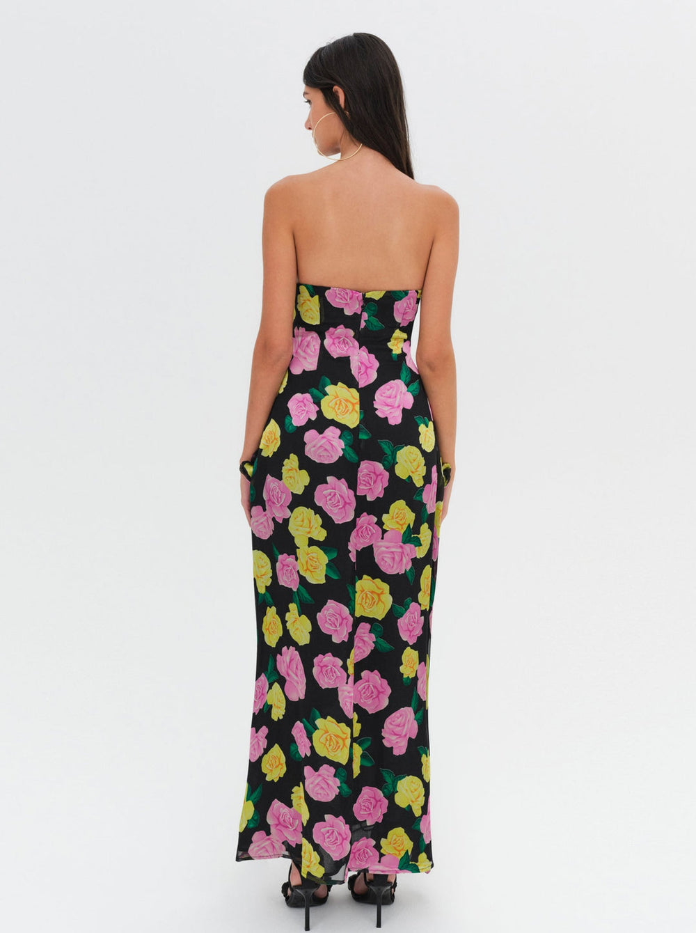 Women Madison Strapless Maxi Dress - Black